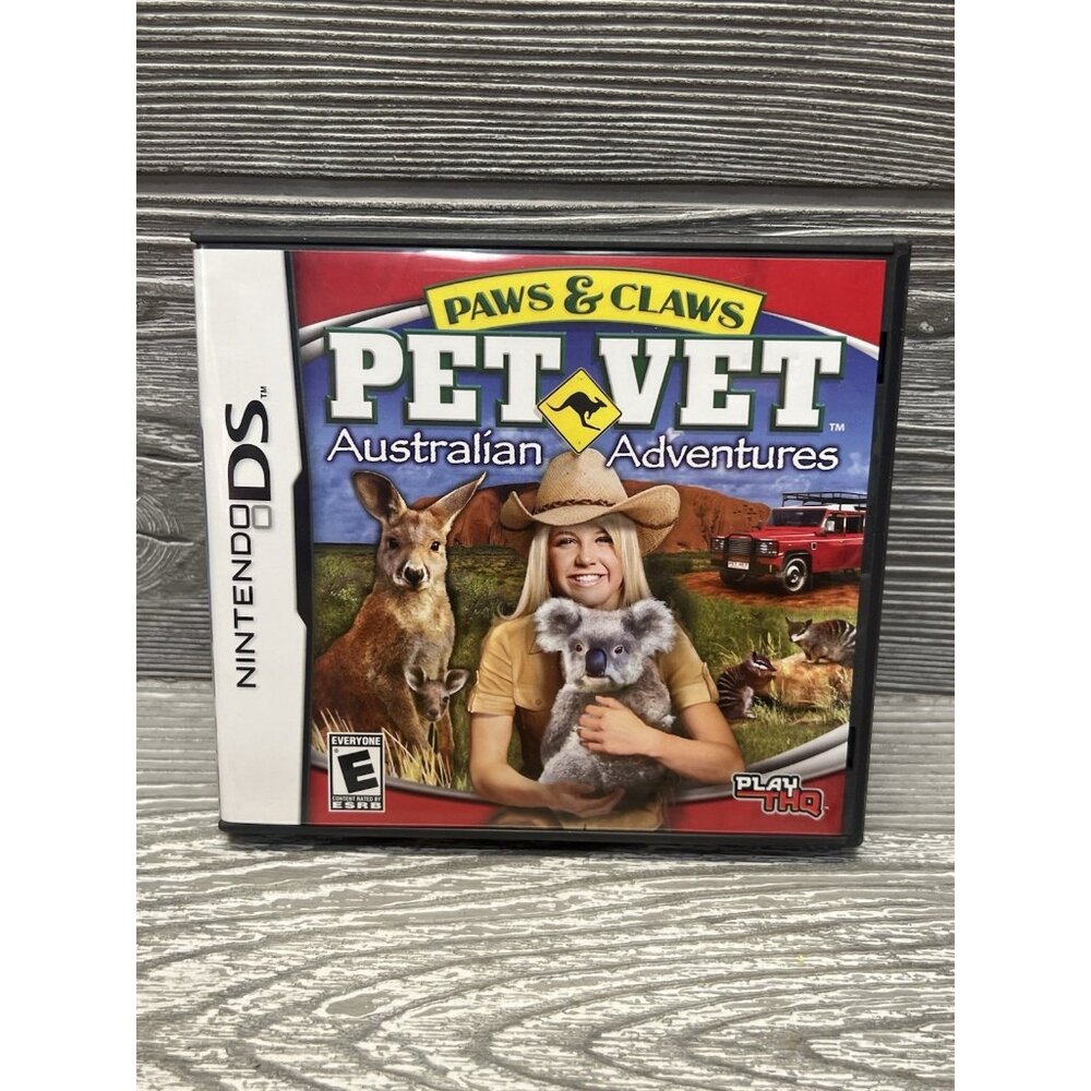 Paws & Claws Vet Australian Adventures Nintendo DS Works Complete RARE